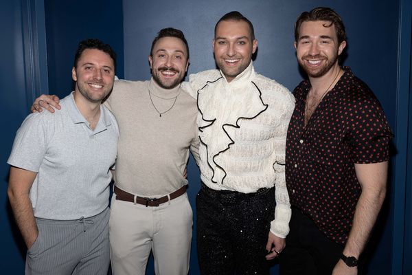The men of Serge & Friends 3:  Michael Mahady, Daniel Scott Walton, Serge Clivio, Dre Photo