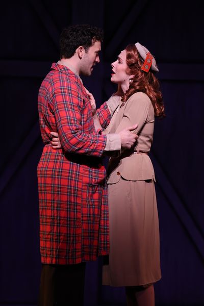 Bob Wallace (Matthew Amira) and Betty Haynes (Desi Oakley) Photo