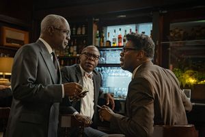 Glynn Turman as A. Philip Randolph, Michael Potts as Cleve Robinson and Colman Domingo as Bayard Rustin @ BroadwayWorld Glynn Turman as A. Philip Randolph, Michael Potts as Cleve Robinson and Colman Doming Photo