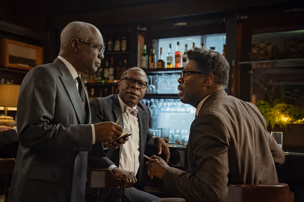 Glynn Turman as A. Philip Randolph, Michael Potts as Cleve Robinson and Colman Doming Photo