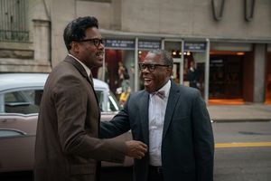 Colman Domingo as Bayard Rustin and Michael Potts as Cleve Robinson Photo