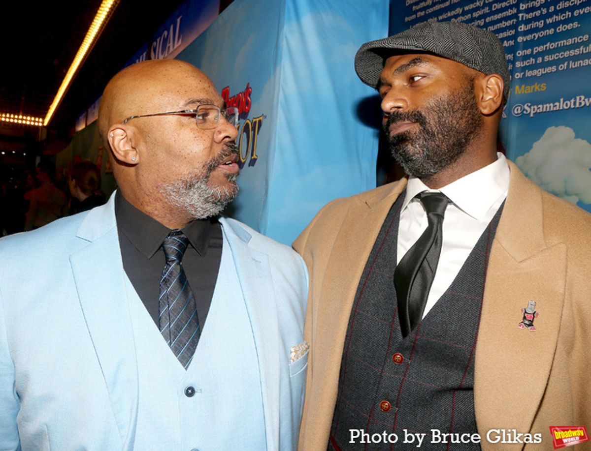 James Monroe Iglehart and Nik Walker at 