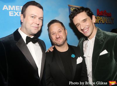 Taran Killam, Christopher Fitzgerald and Michael Urie Photo