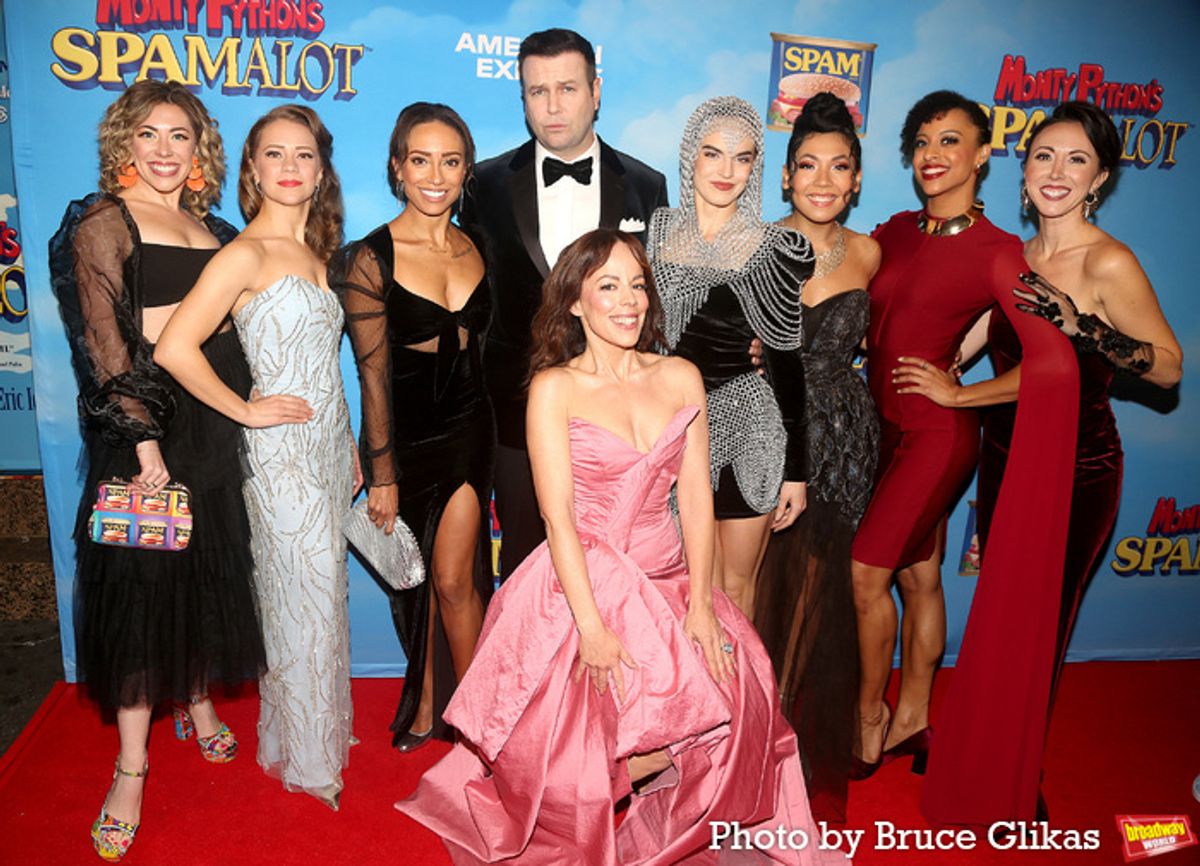 Lily Kaufmann, Maria Briggs, Shina Ann Morris, Taran Killam, Leslie Kritzer, Gabriella Enriquez, Anju Cloud, Kaylee Olson and Kristin Piro at 