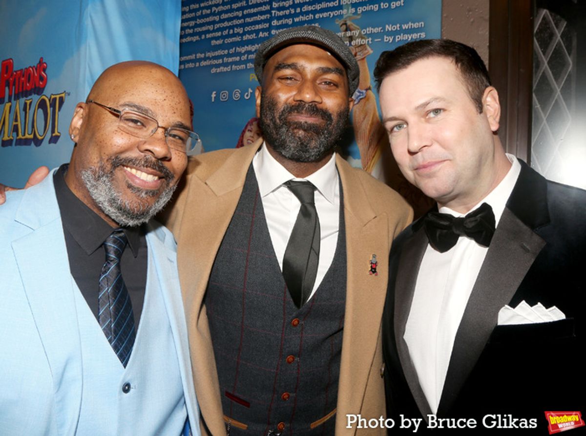 James Monroe Iglehart, Nik Walker and Taran Killam at 