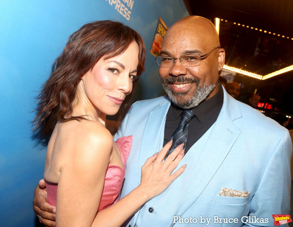 Leslie Kritzer and James Monroe Iglehart  at 