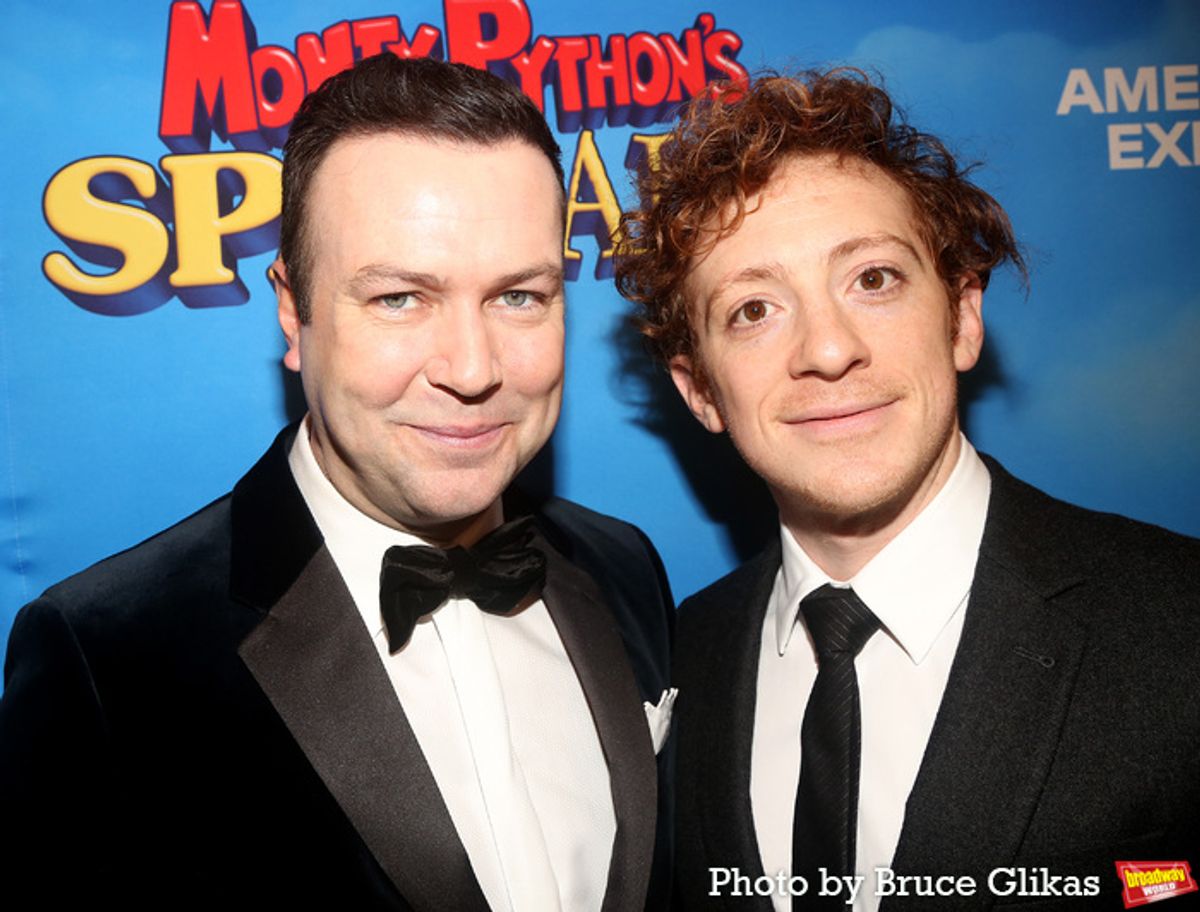 Taran Killam and Ethan Slater at 