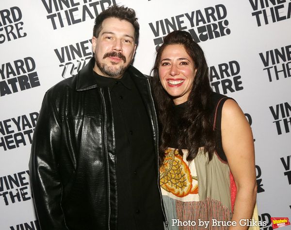 Playwright John J. Caswell, Jr. and Director Rachel Chavkin  Photo
