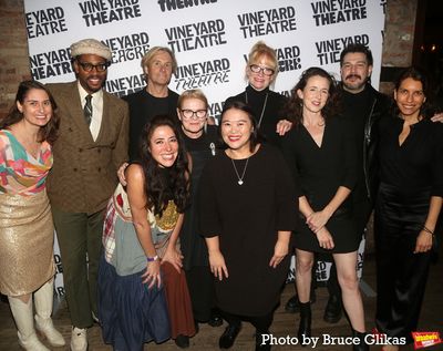 Vineyard Theatre Artistic Director Sarah Stern, Managing Director Suzanne Appel with  Photo