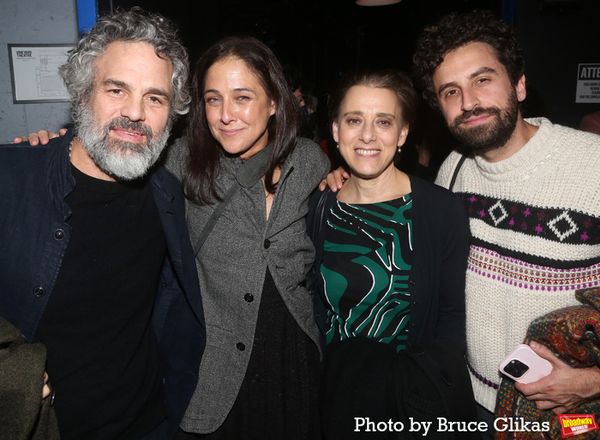 Mark Ruffalo, Lily Thorne, Judy Kuhn and Brandon Uranowitz Photo