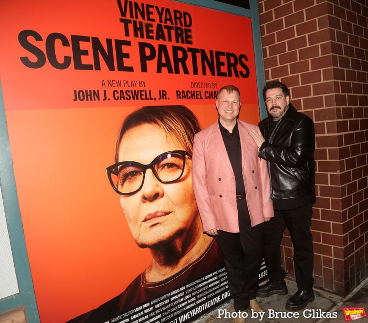 Will Brumley and Playwright John J. Caswell, Jr. at 