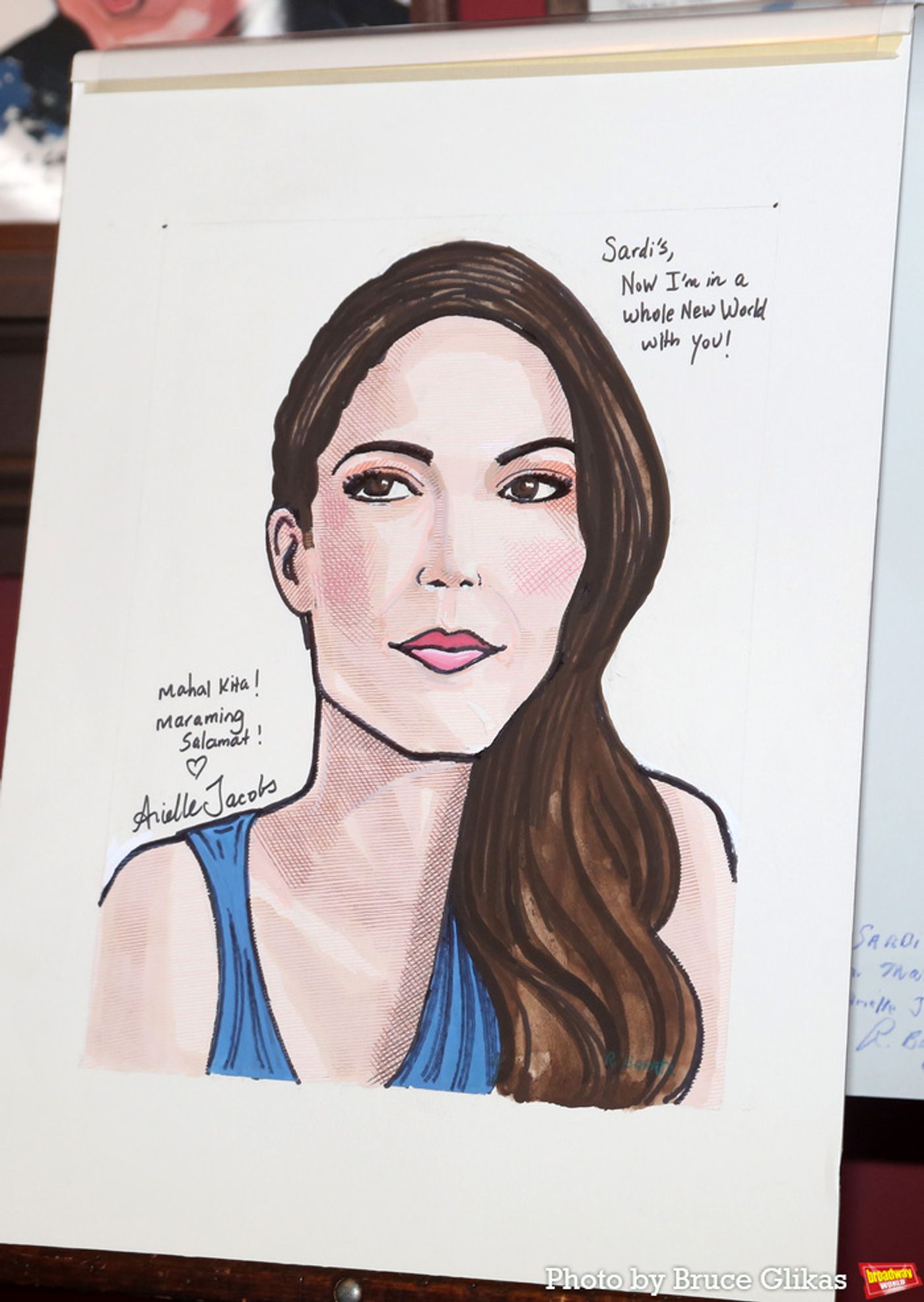 Photos: HERE LIES LOVE Star Arielle Jacobs Gets Her Caricature Unveiled at Sardi's Photos: HERE LIES LOVE Star Arielle Jacobs Gets Her Caricature Unveiled at Sardi's Image