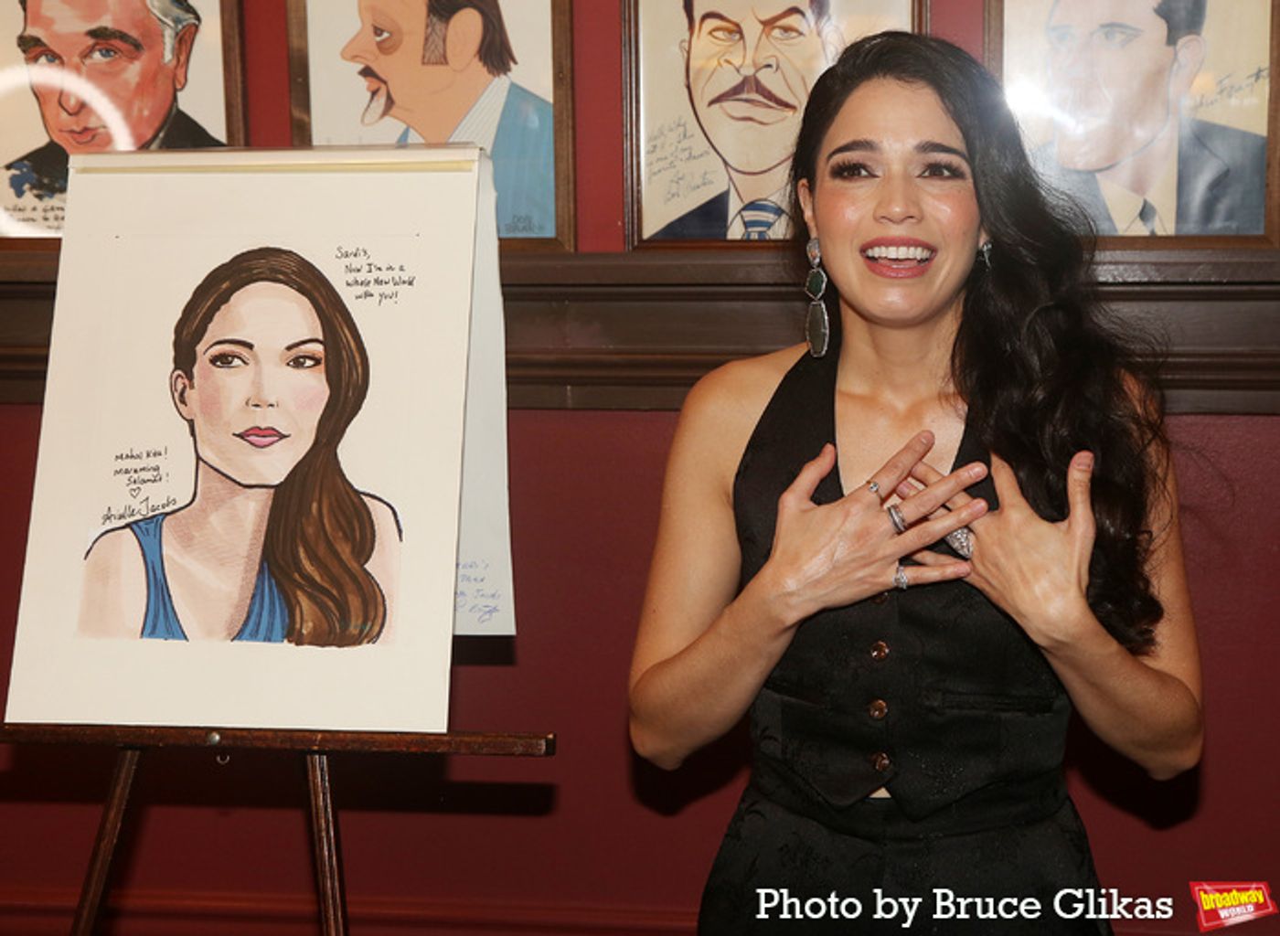 Photos: HERE LIES LOVE Star Arielle Jacobs Gets Her Caricature Unveiled at Sardi's  Image