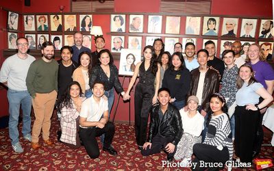 Arielle Jacobs and the cast & company of "Here Lies Love" Photo