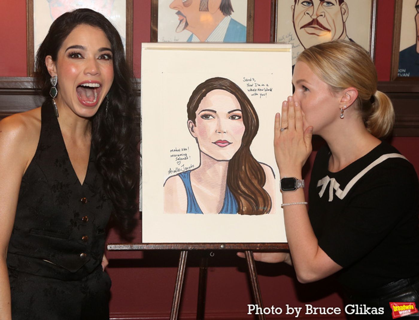 Photos: HERE LIES LOVE Star Arielle Jacobs Gets Her Caricature Unveiled at Sardi's Photos: HERE LIES LOVE Star Arielle Jacobs Gets Her Caricature Unveiled at Sardi's Image