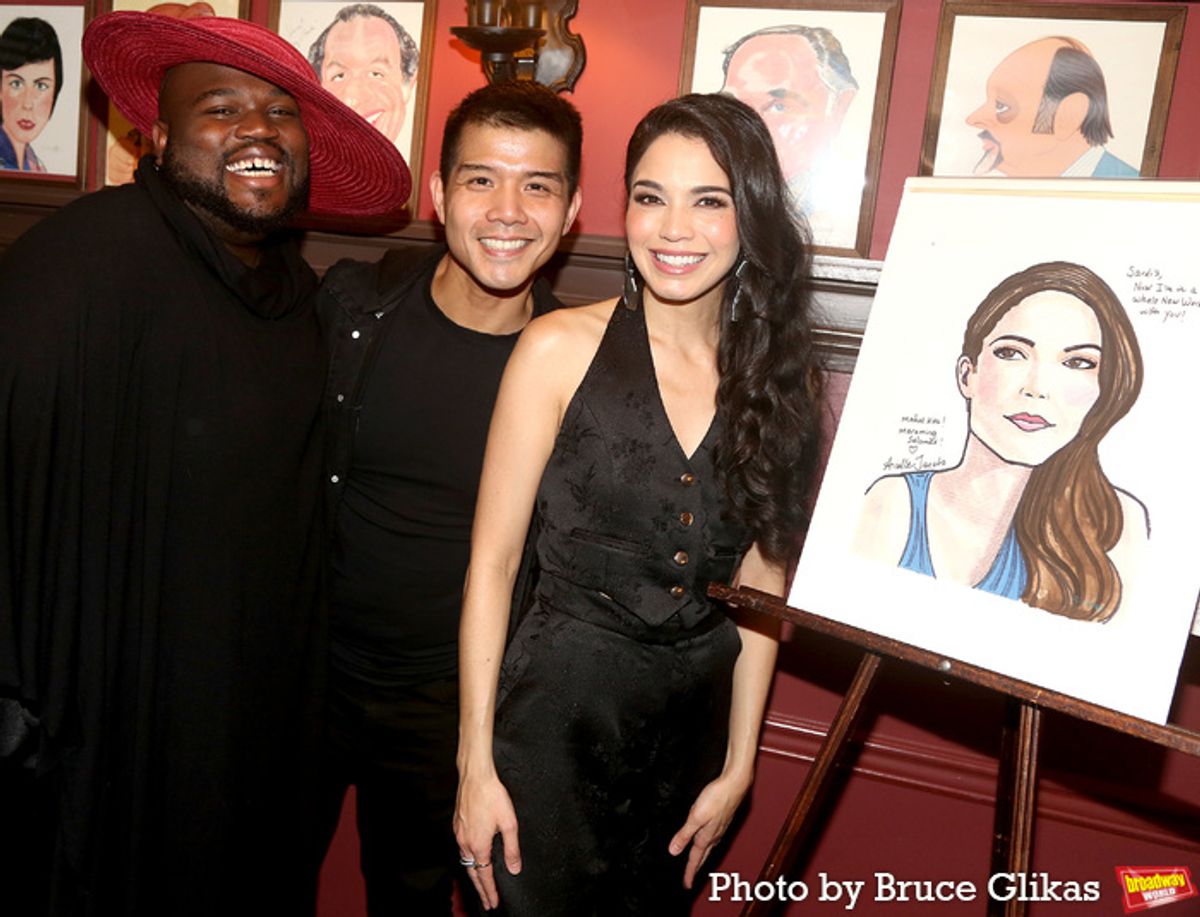 Telly Leung, Arielle Jacobs and her 'Aladdin' castmates at 