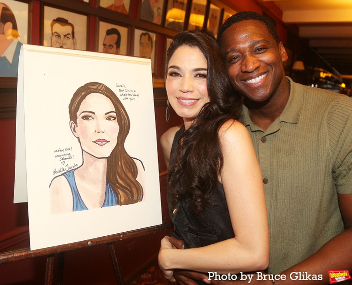 Photos: HERE LIES LOVE Star Arielle Jacobs Gets Her Caricature Unveiled at Sardi's Photos: HERE LIES LOVE Star Arielle Jacobs Gets Her Caricature Unveiled at Sardi's Image