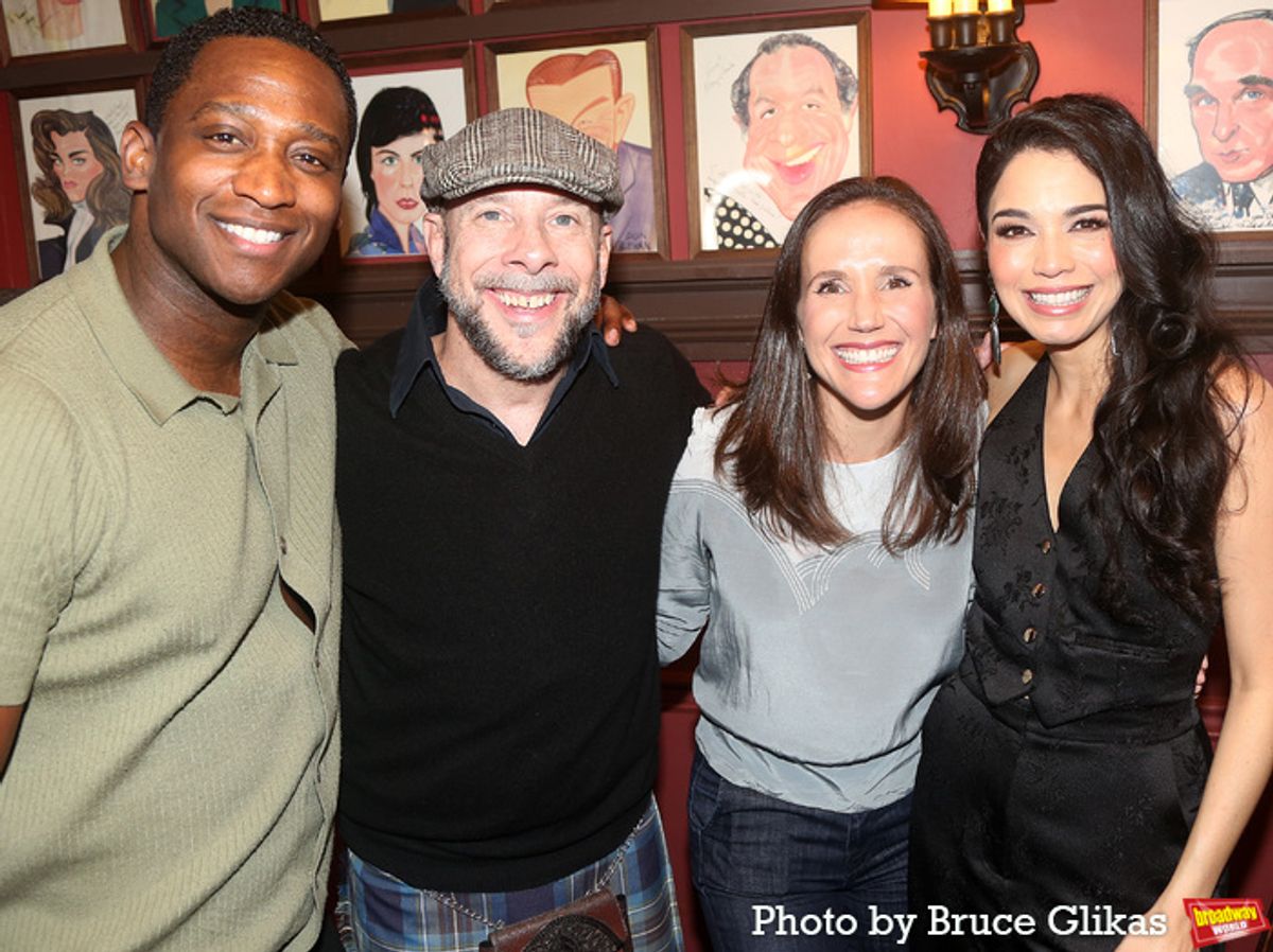 Jelani Remy, Arielle Jacobs and her 'High School Musical' castmates at 