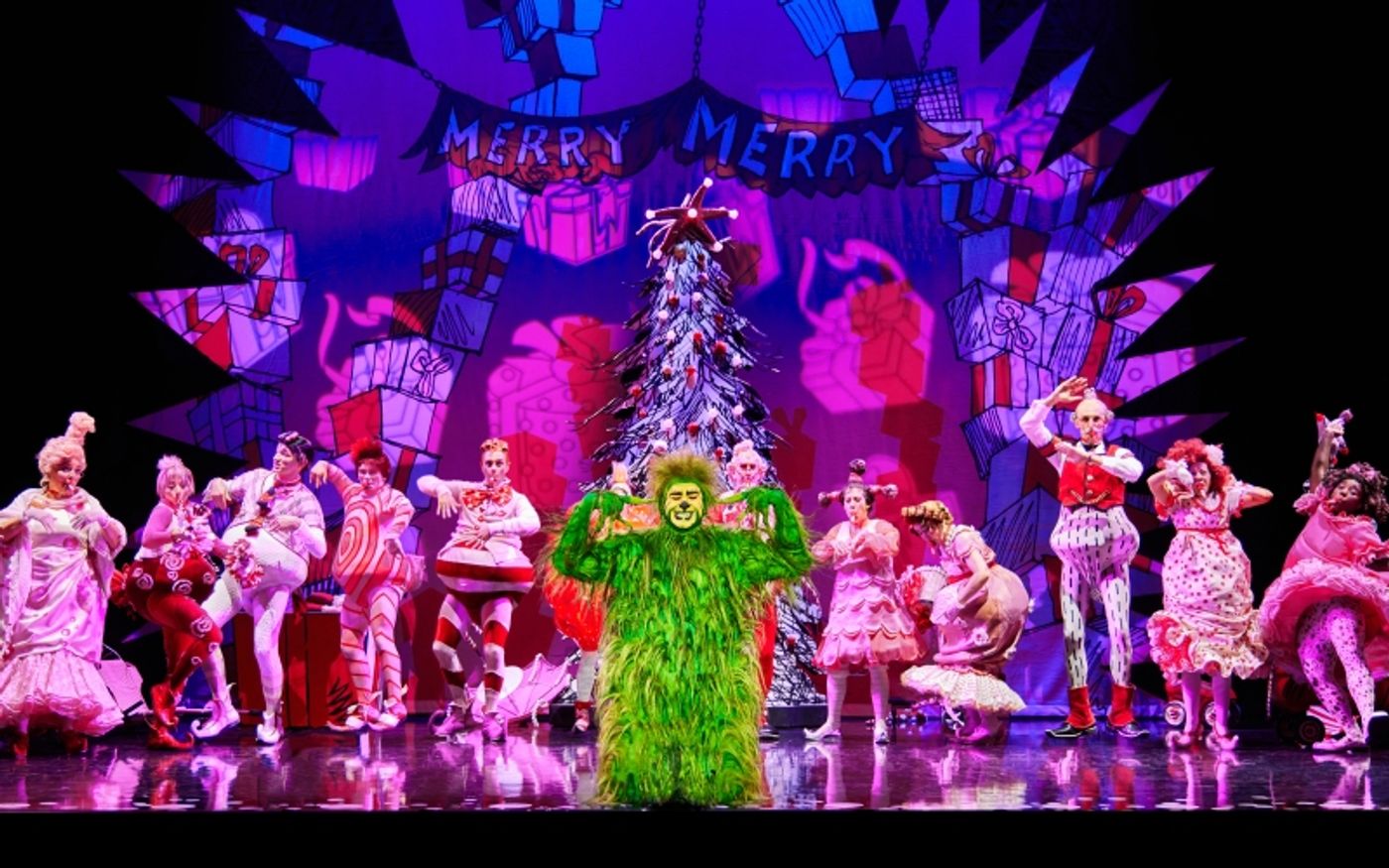 Review: HOW THE GRINCH STOLE CHRISTMAS! THE MUSICAL Brings the Magic of Dr. Seuss from the Page to the Stage!  Image