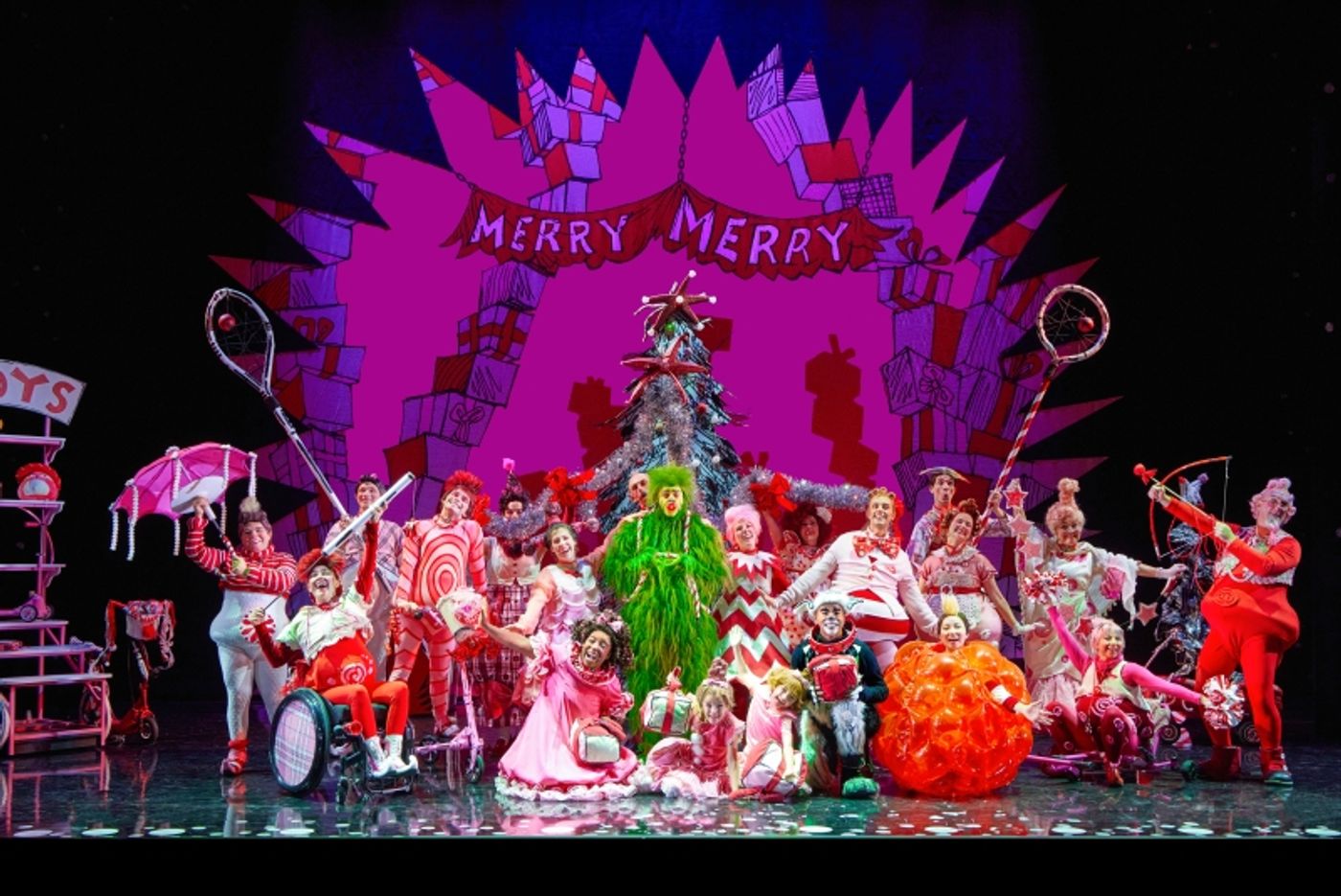 Review: HOW THE GRINCH STOLE CHRISTMAS! THE MUSICAL Brings the Magic of Dr. Seuss from the Page to the Stage!  Image