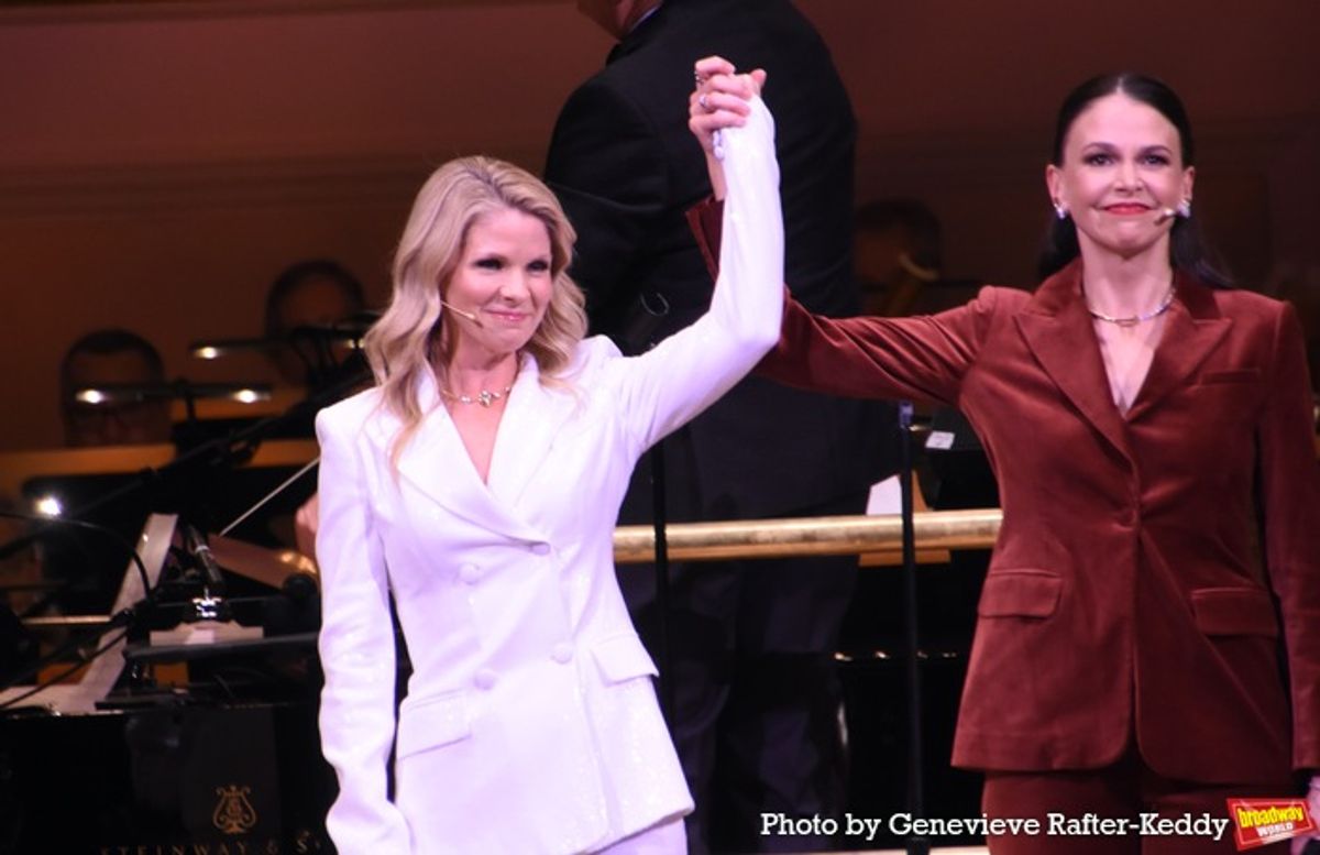 Kelli O'Hara and Sutton Foster at 