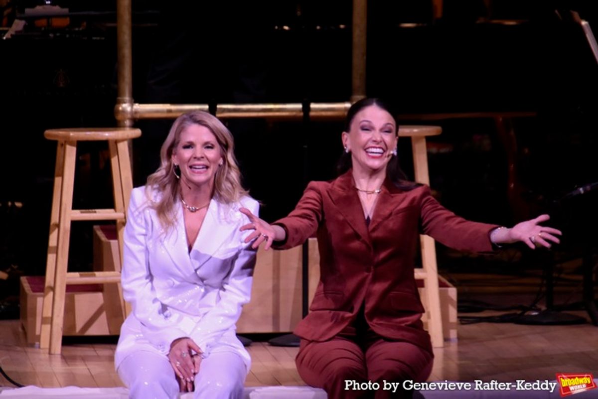 Kelli O'Hara and Sutton Foster at 