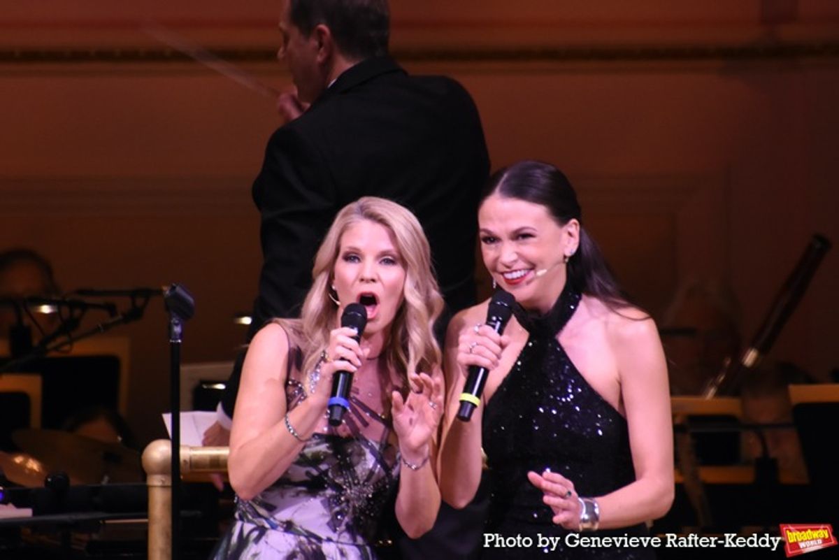 Kelli O'Hara and Sutton Foster at 