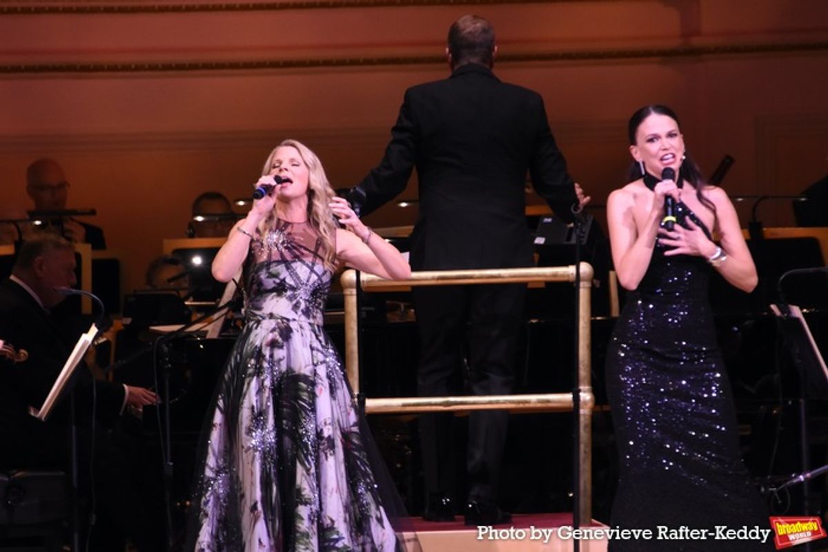 Kelli O'Hara and Sutton Foster at 