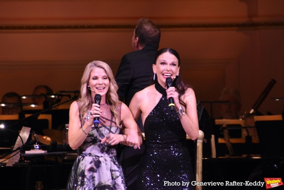 Kelli O'Hara and Sutton Foster at 