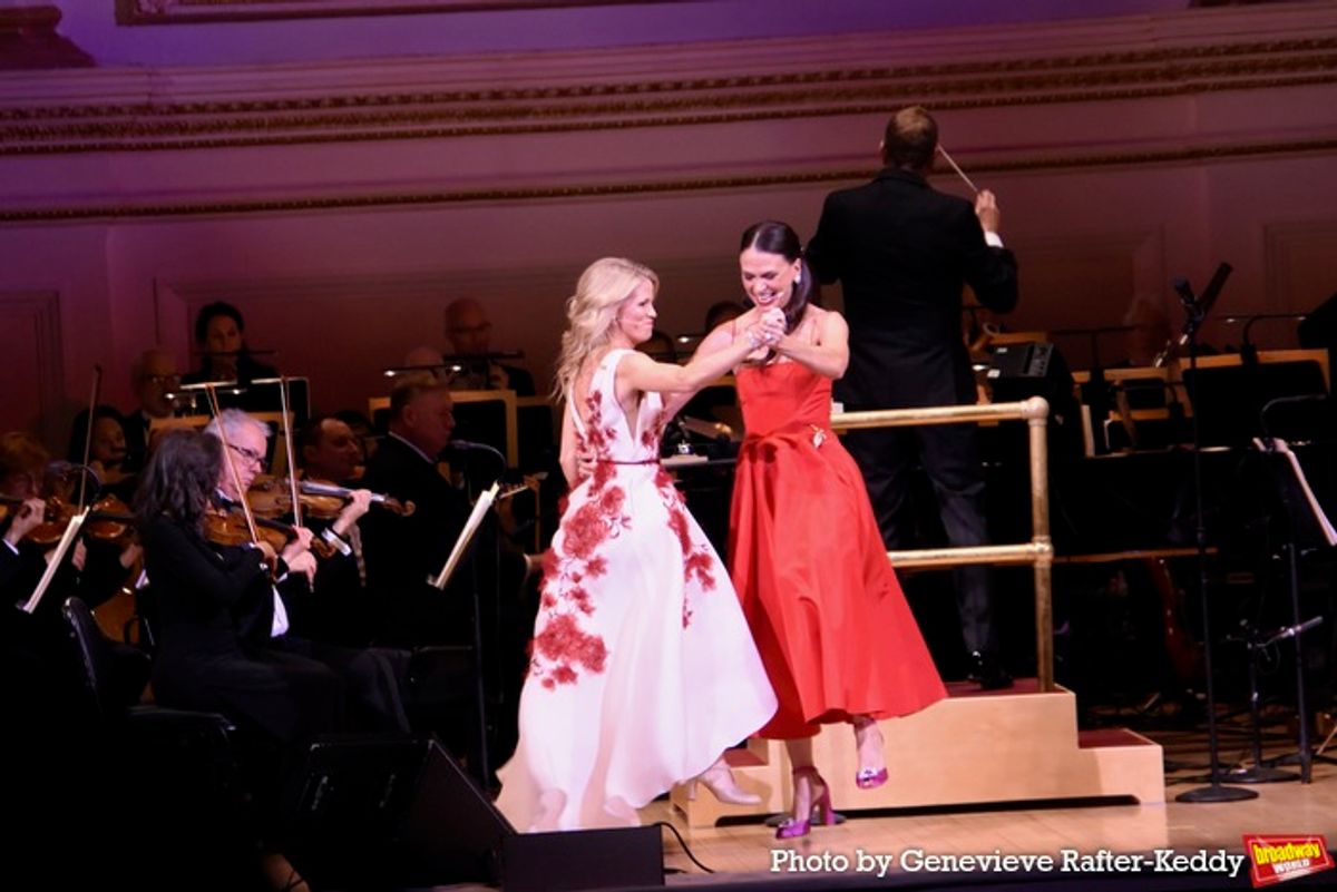 Kelli O'Hara and Sutton Foster at 