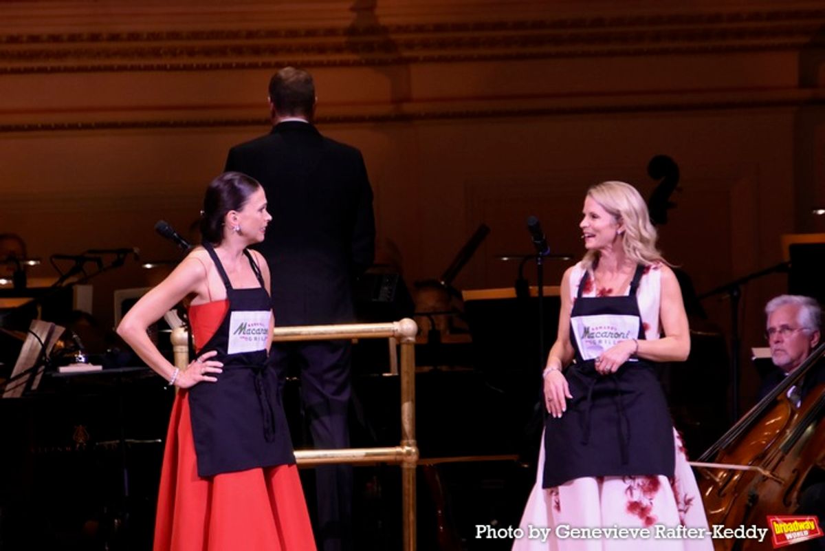 Sutton Foster and Kelli O'Hara at 
