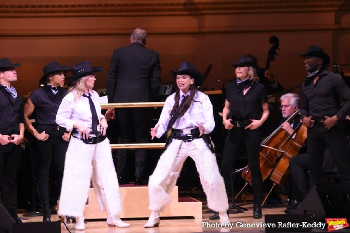 Kelli O'Hara and Sutton Foster at 