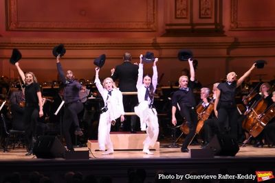 Kelli O'Hara and Sutton Foster with Erica Mansfield, Anthony Wayne, Eric Scott and Sh Photo