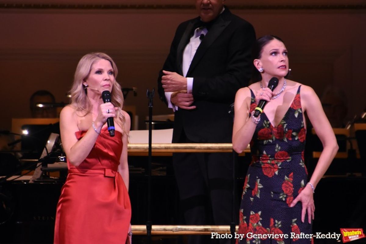Kelli O'Hara and Sutton Foster at 