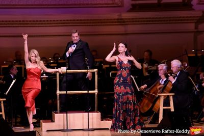 Sutton Foster, Steven Reineke and Kelli O'Hara Photo