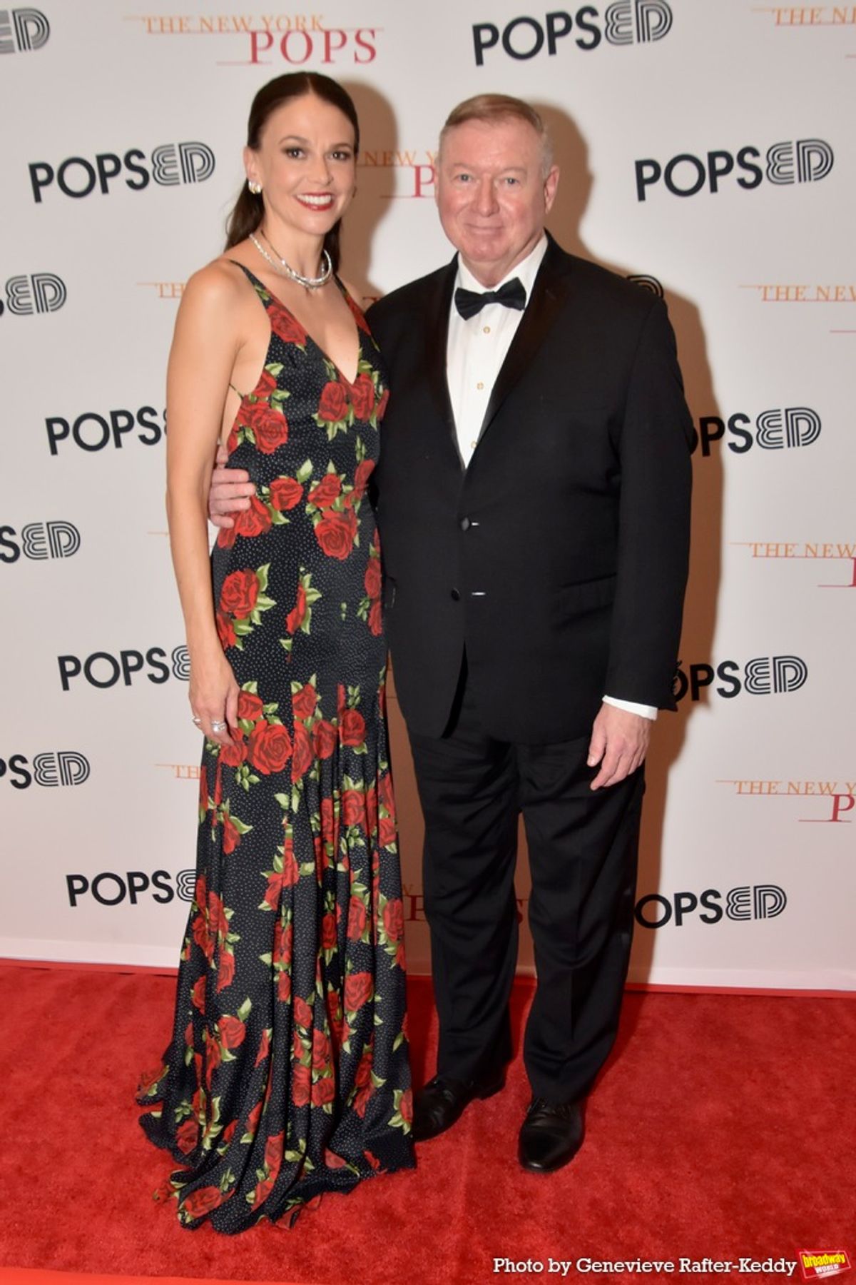 Sutton Foster and Michael Rafter at 