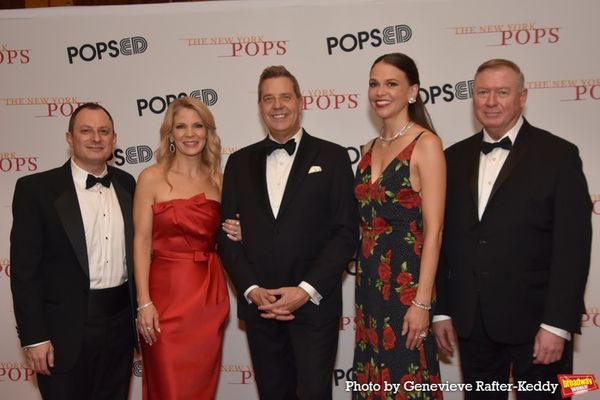 Dan Lipton, KelliO'Hara, Steven Reineke, Sutton Foster and Michael Rafter Photo