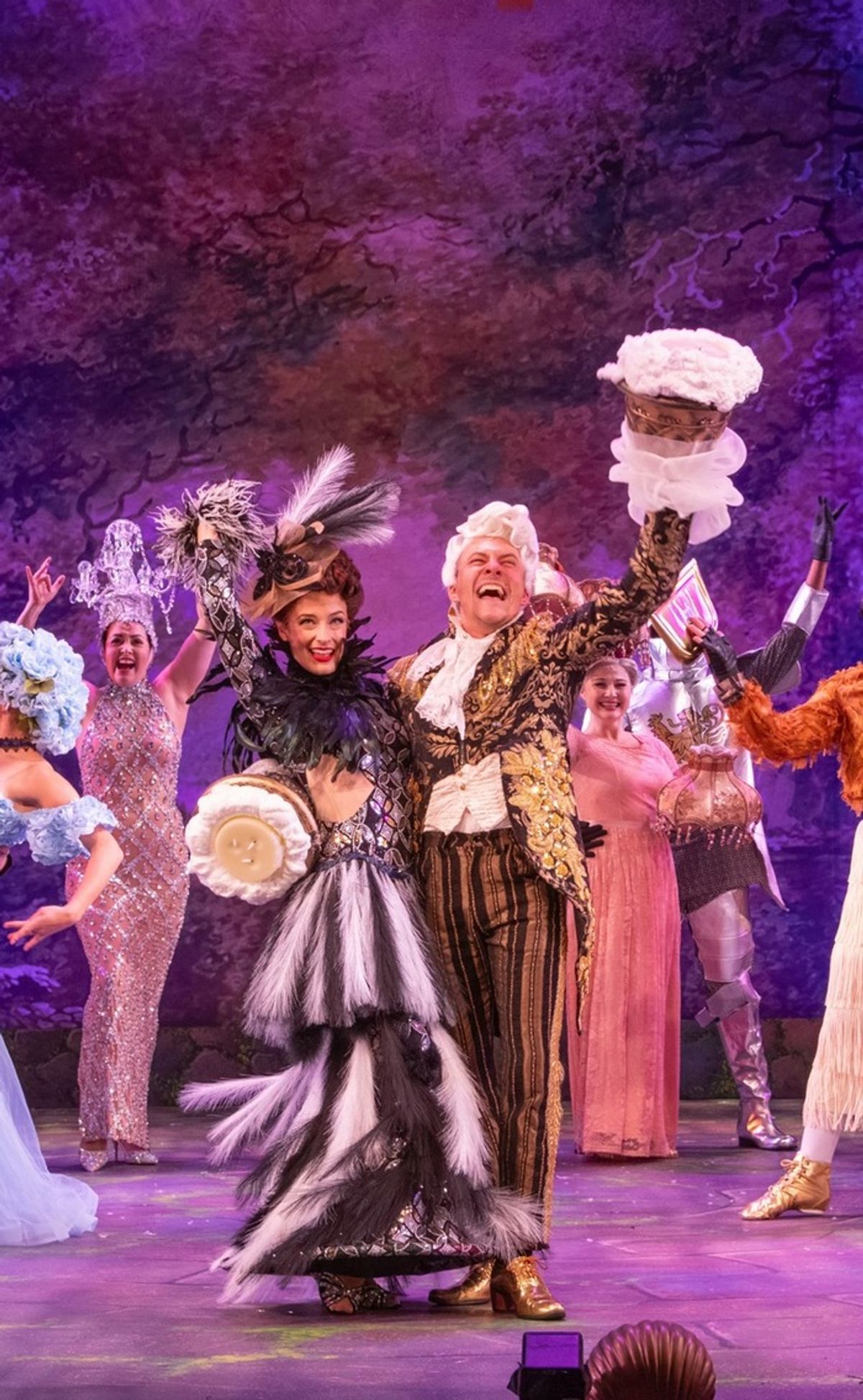 Samantha Littleford (Babette) and Jonathan Cobrda (Lumiere) at 