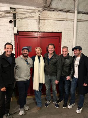 Colin Donnell, Alex Brightman, Cynthia Nixon, Ian Shaw, Peter Bradbury, and Stephen D Photo