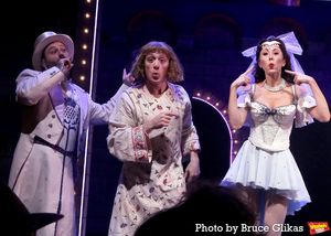 Ethan Slater and The Cast of "Spamalot" Photo