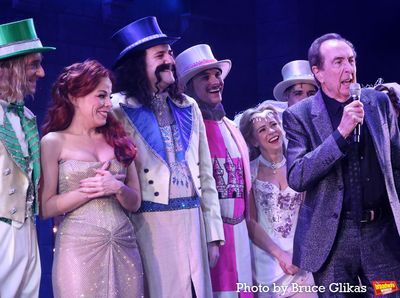 Michael Urie, Leslie Kritzer, Jimmy Smagula and Eric Idle Photo
