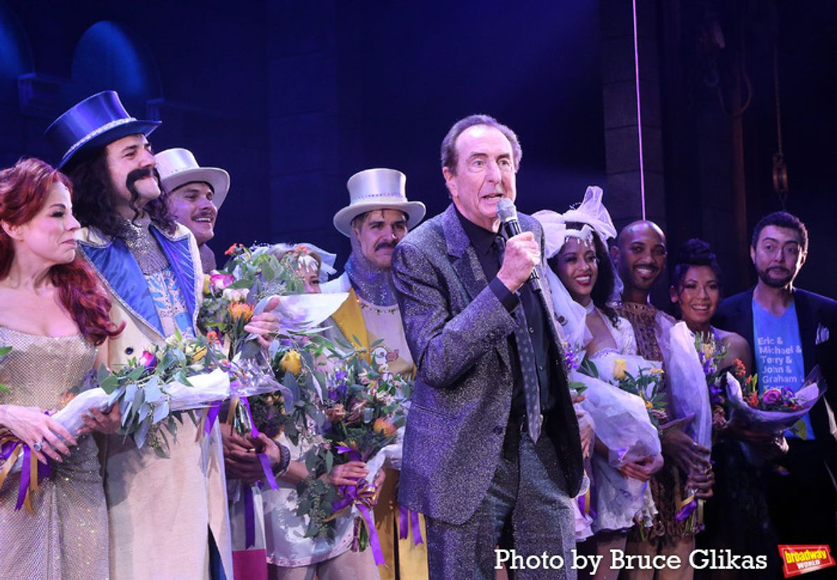 Leslie Kritzer, Jimmy Smagula and Eric Idle at 