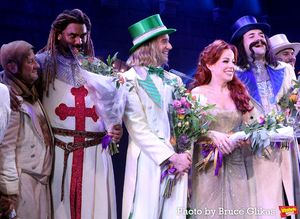 Christopher Fitzgerald, Nik Walker, Michael Urie, Leslie Kritzer and Jimmy Smagula Photo