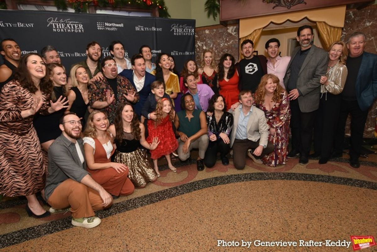 The Cast and Creative Team of Beauty and The Beast with Jennifer Dolce, Richard Dolce, Kevin J. O'Neill at 