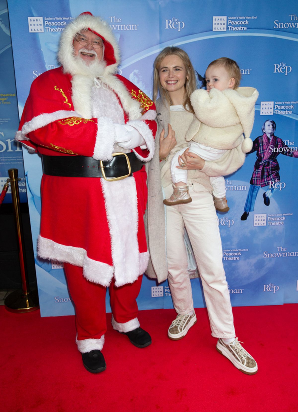 Father Christmas, Laura Coleman & child at 