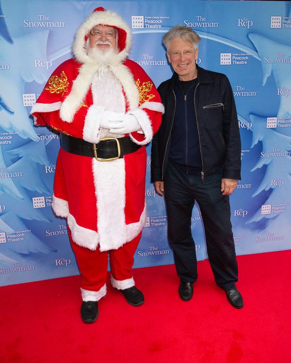 Father Christmas & Adam Clayton Photo