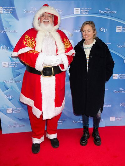 Father Christmas & Cressida Bonas Photo
