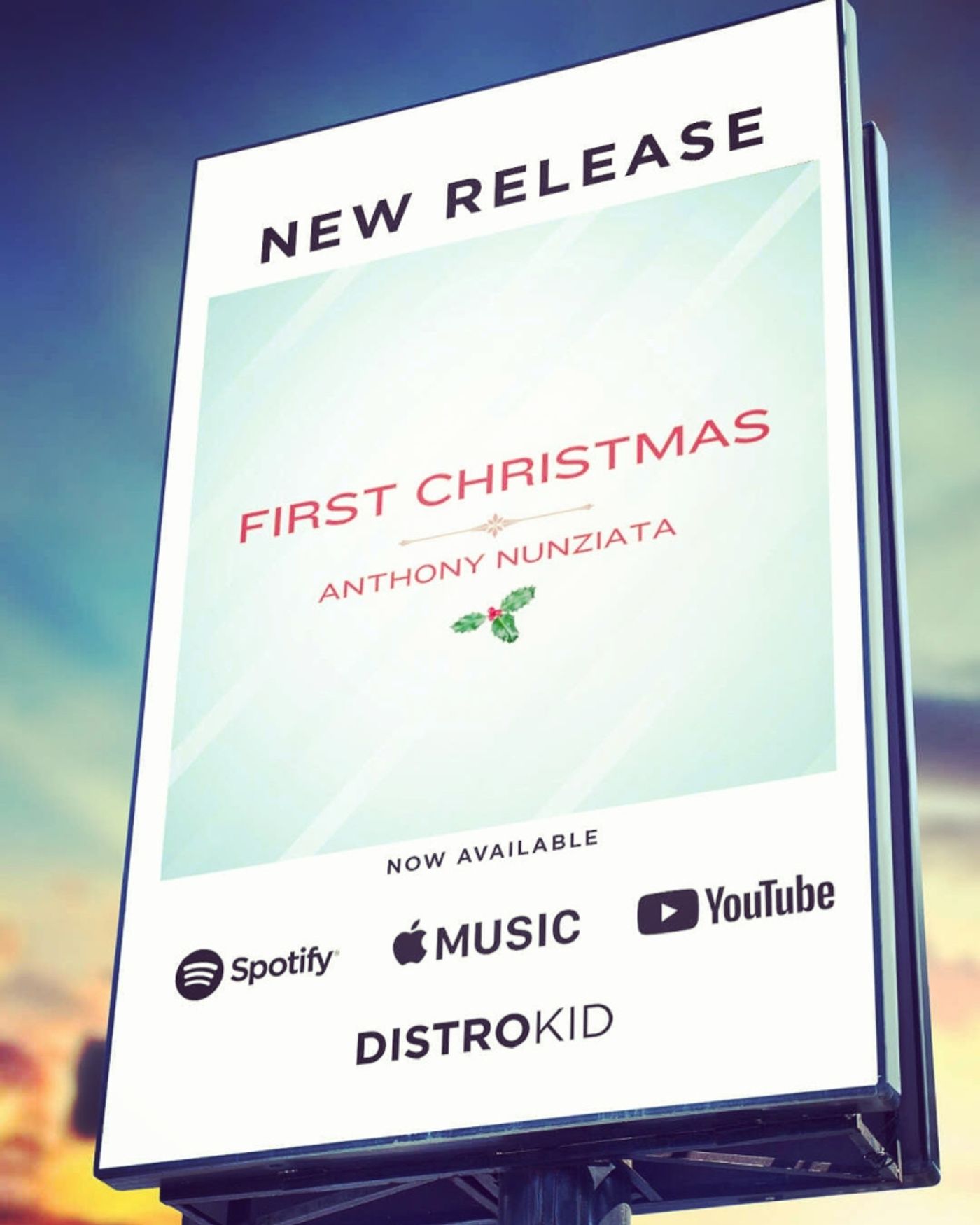 Music Review: Anthony Nunziata Gifts Us His Single FIRST CHRISTMAS For Our Christmas Music Review: Anthony Nunziata Gifts Us His Single FIRST CHRISTMAS For Our Christmas Image