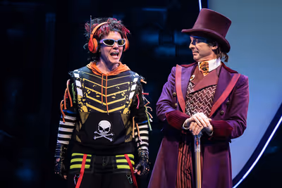 August Forman and Willy Wonka Photo