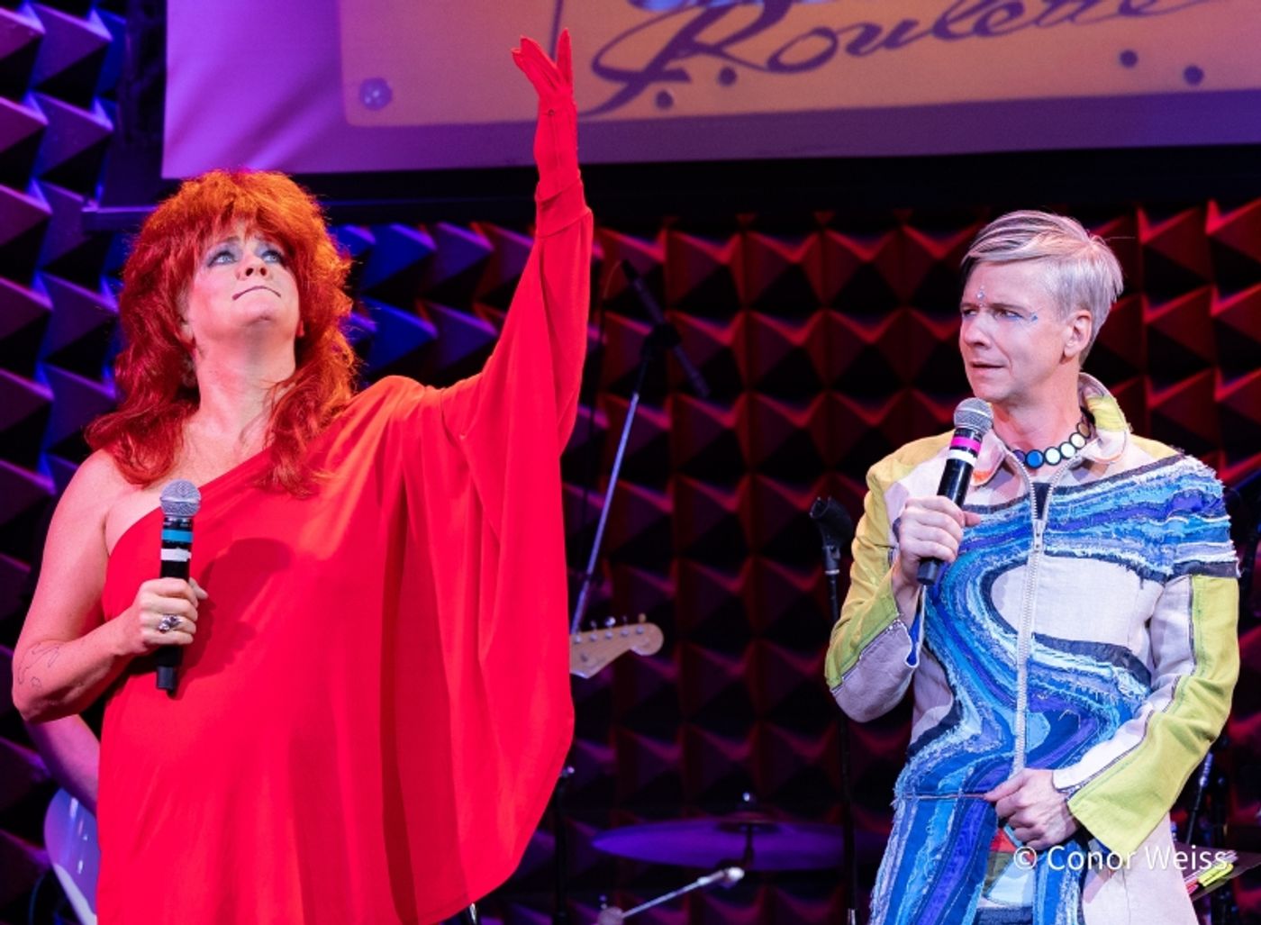 Photos: John Cameron Mitchell & Amber Martin in CASSETTE ROULETTE At Joe's Pub  Image